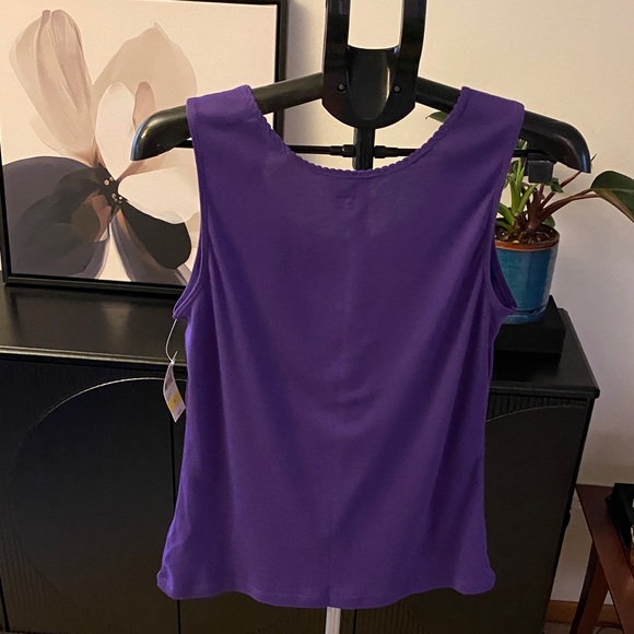 Studio Works Rich Purple Tank Top - Picture 6 of 6